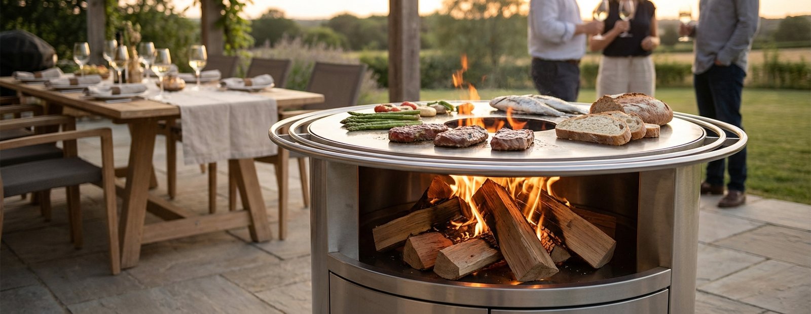 Plancha Inox Brasero